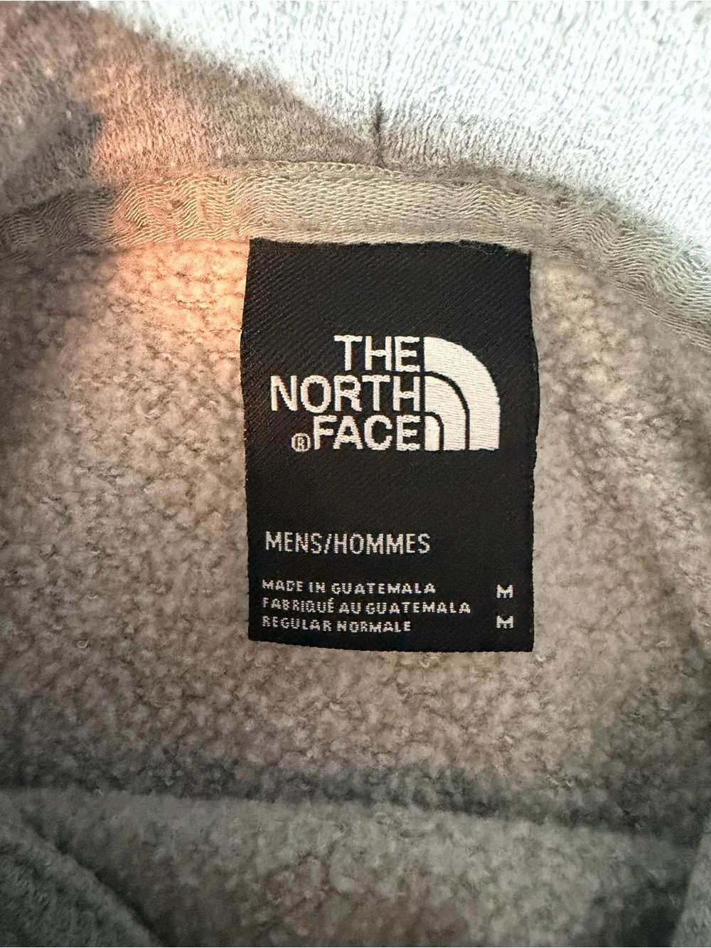 The North Face gray heather